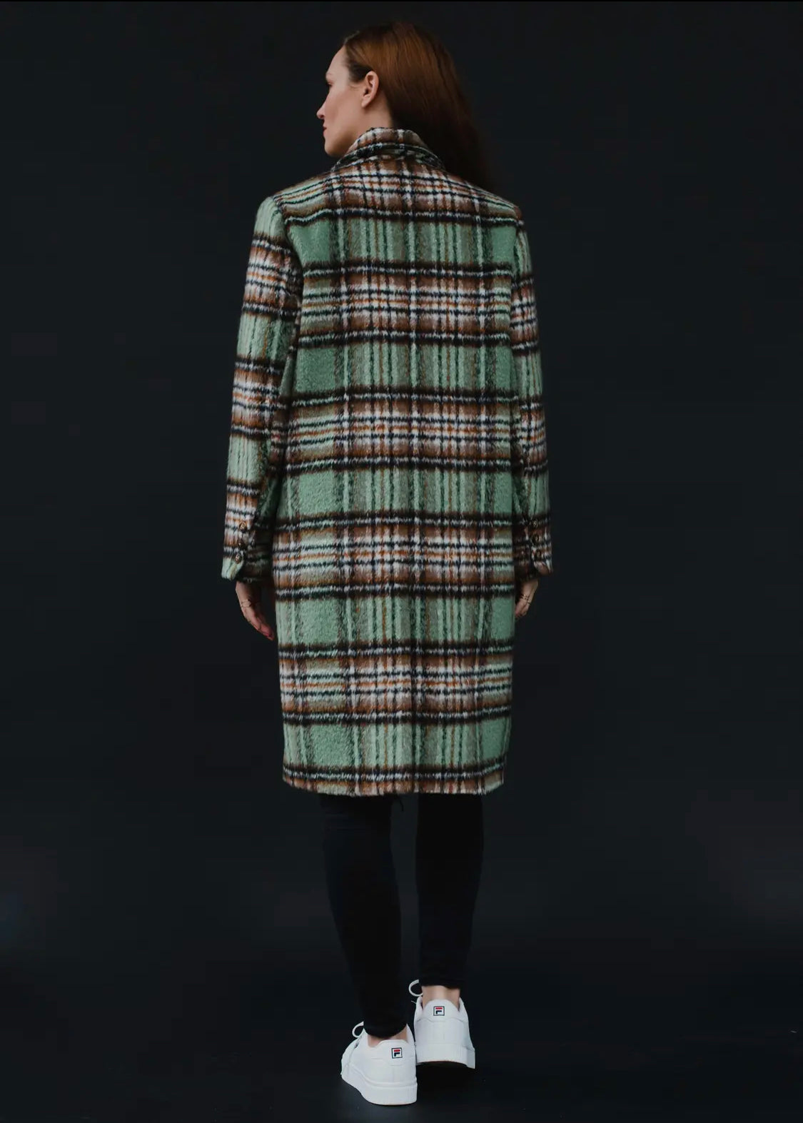 Taylor’s Green Plaid Coat