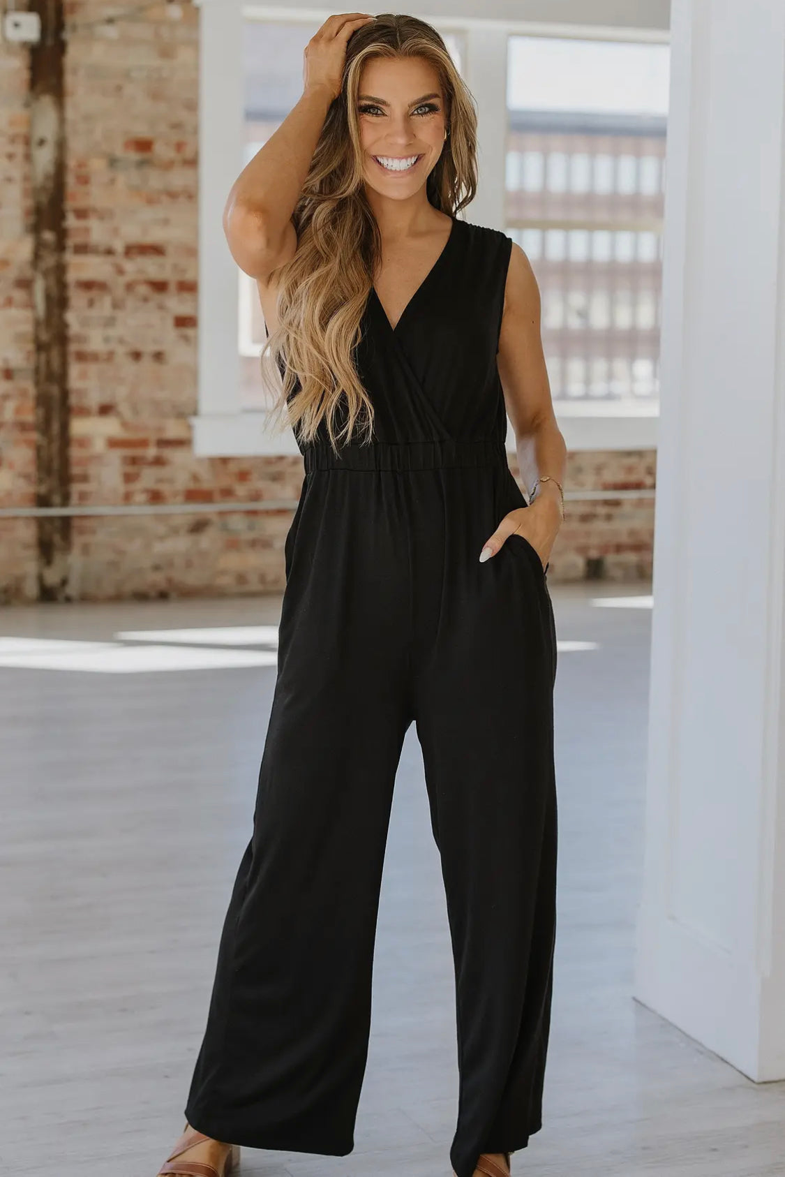 Ziva’s Black Wide Leg Jumpsuit