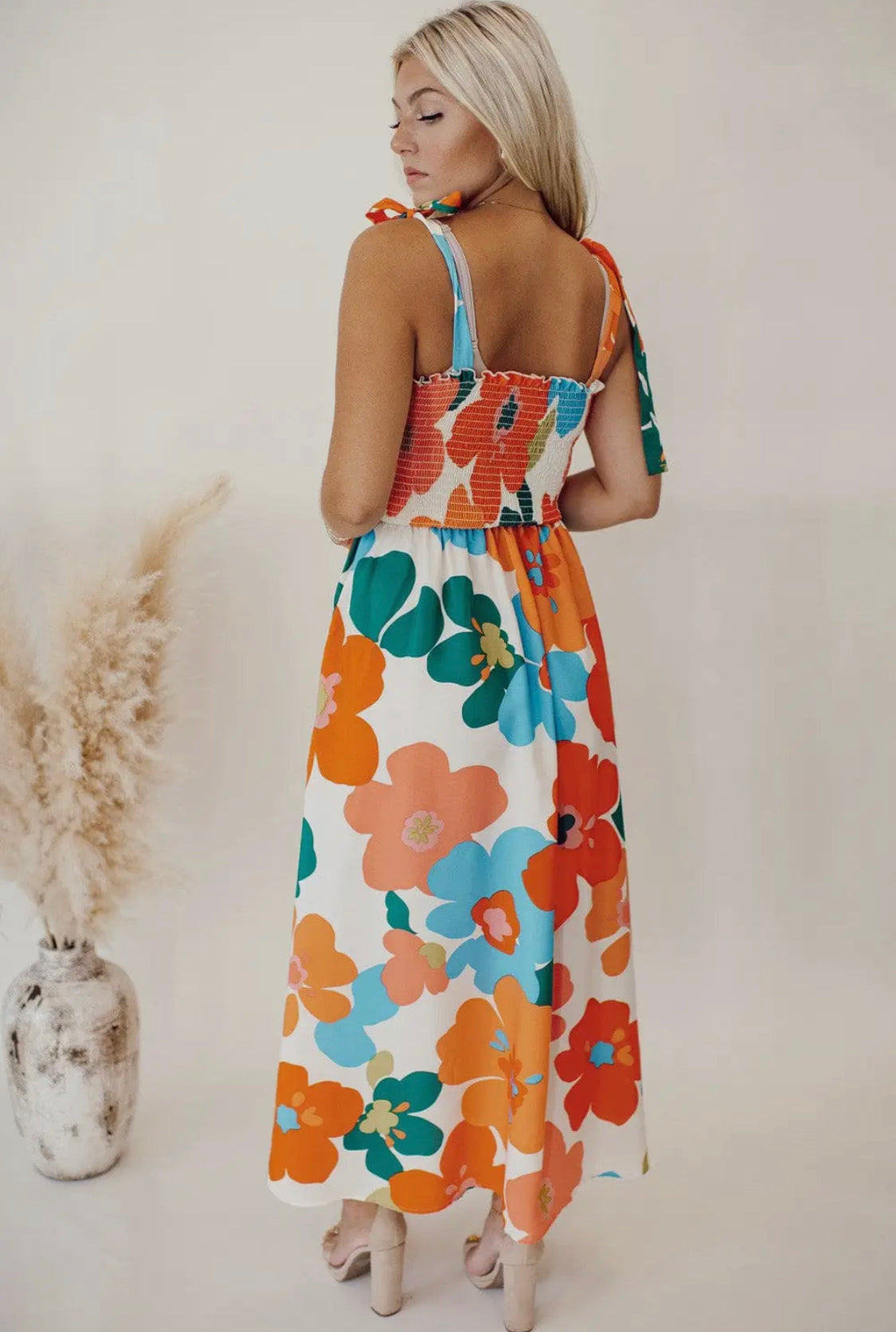 Floral Print Maxi Dress