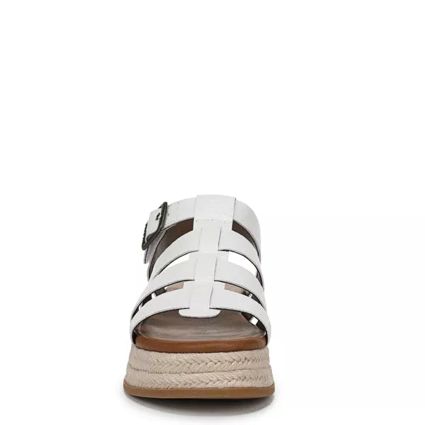 White Wedge Sandal