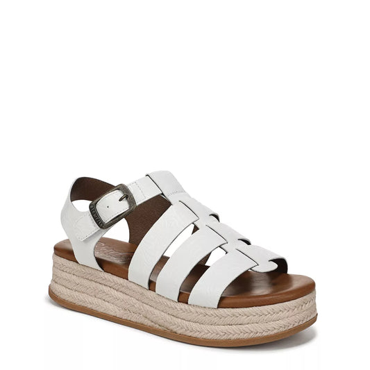 White Wedge Sandal