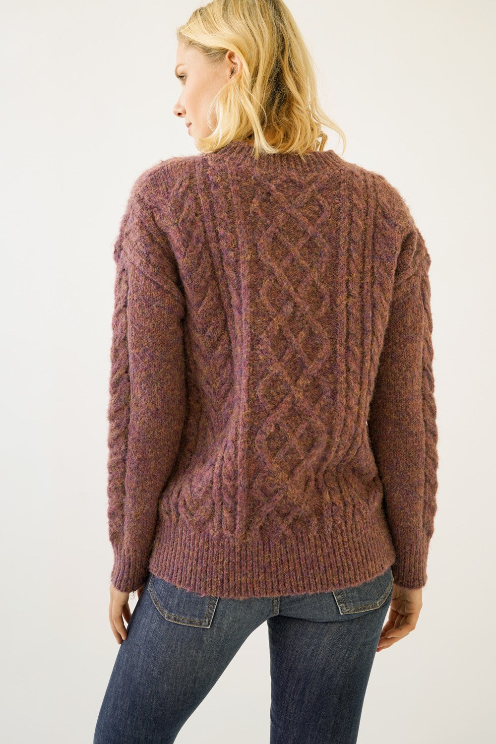 Berry Knit Sweater