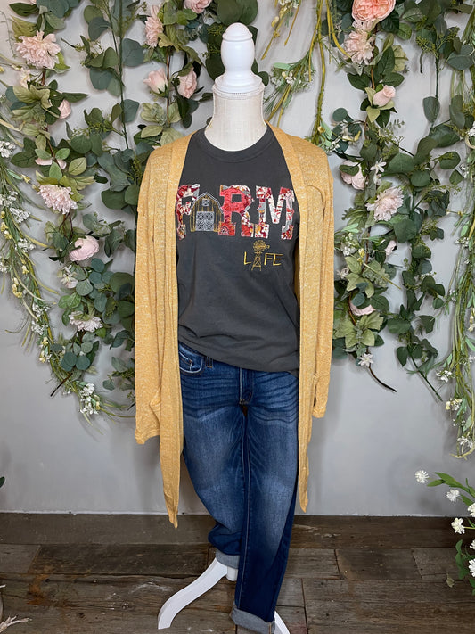 Farm Life Floral Tee