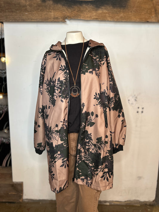 Artistic Retro Loose Floral Printed Jacket