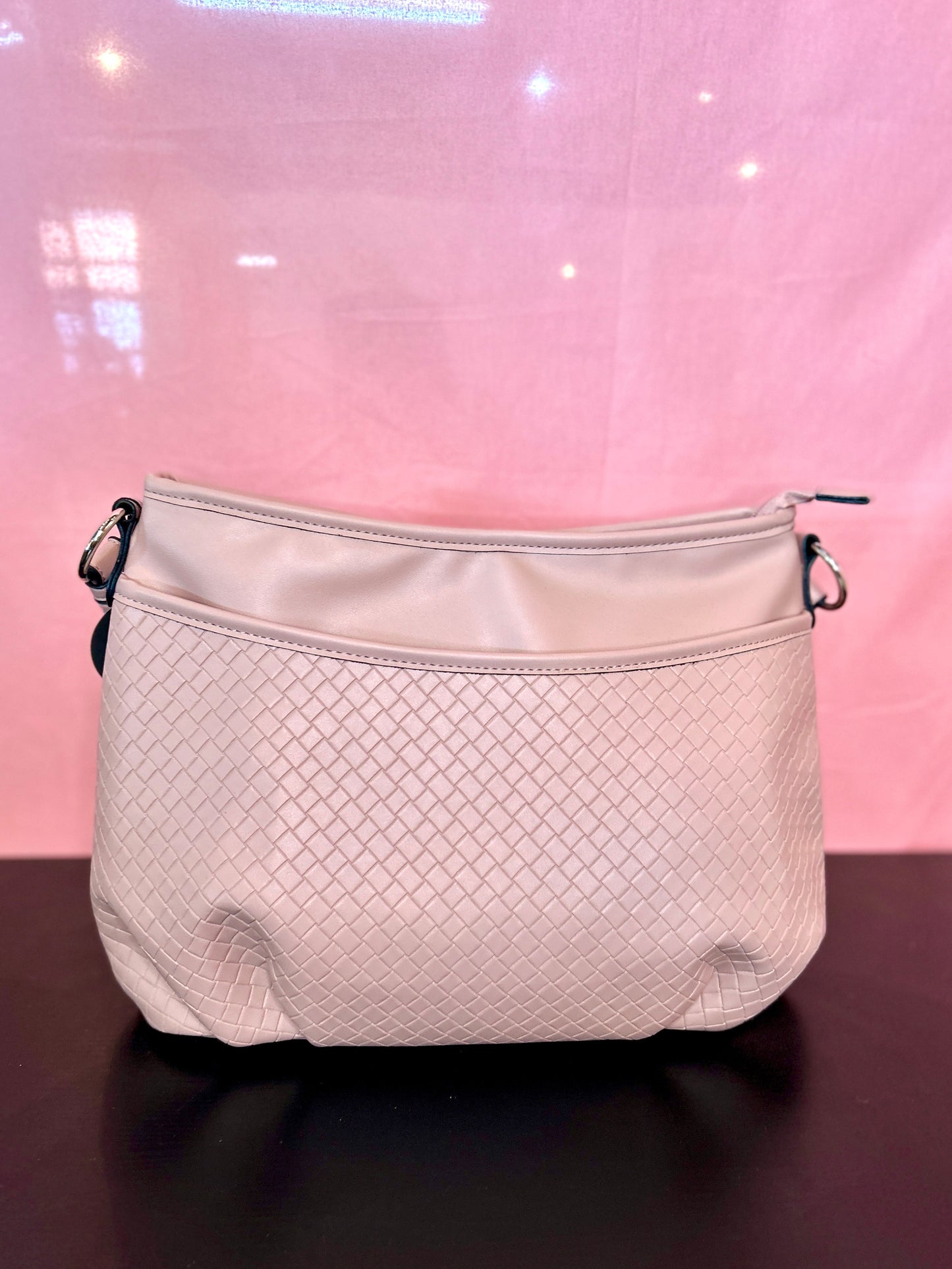 Dusty Pink Textured Purse