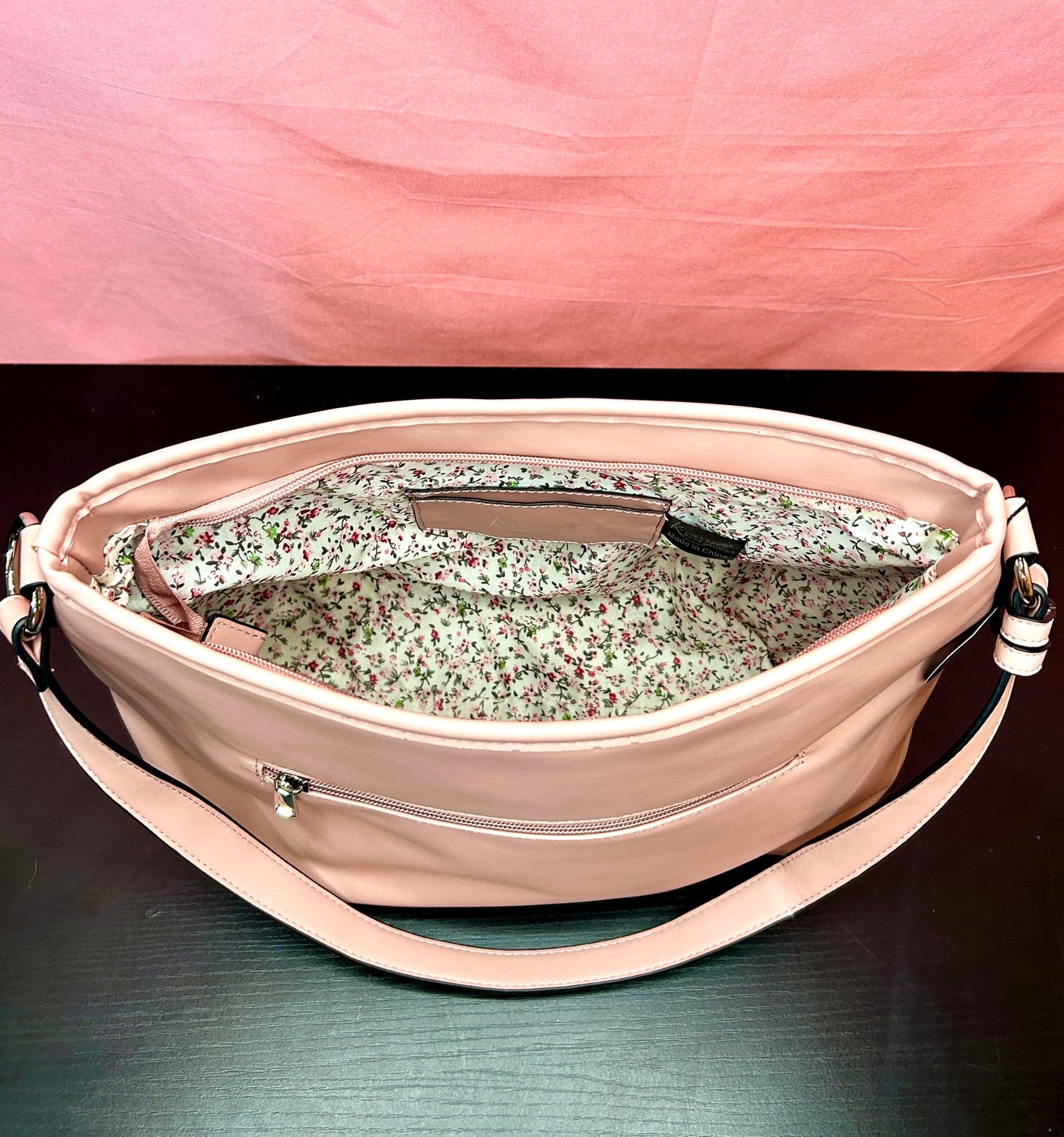 Dusty Pink Textured Purse