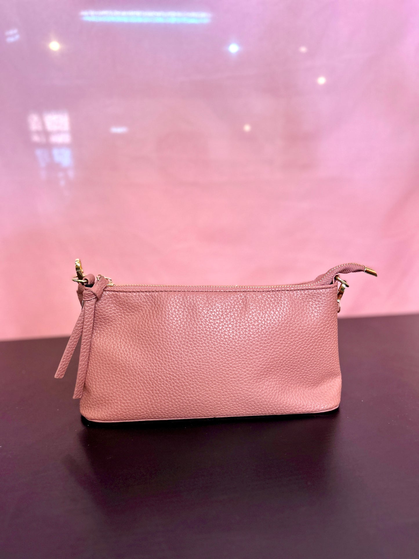 Dusty Pink Short Purse