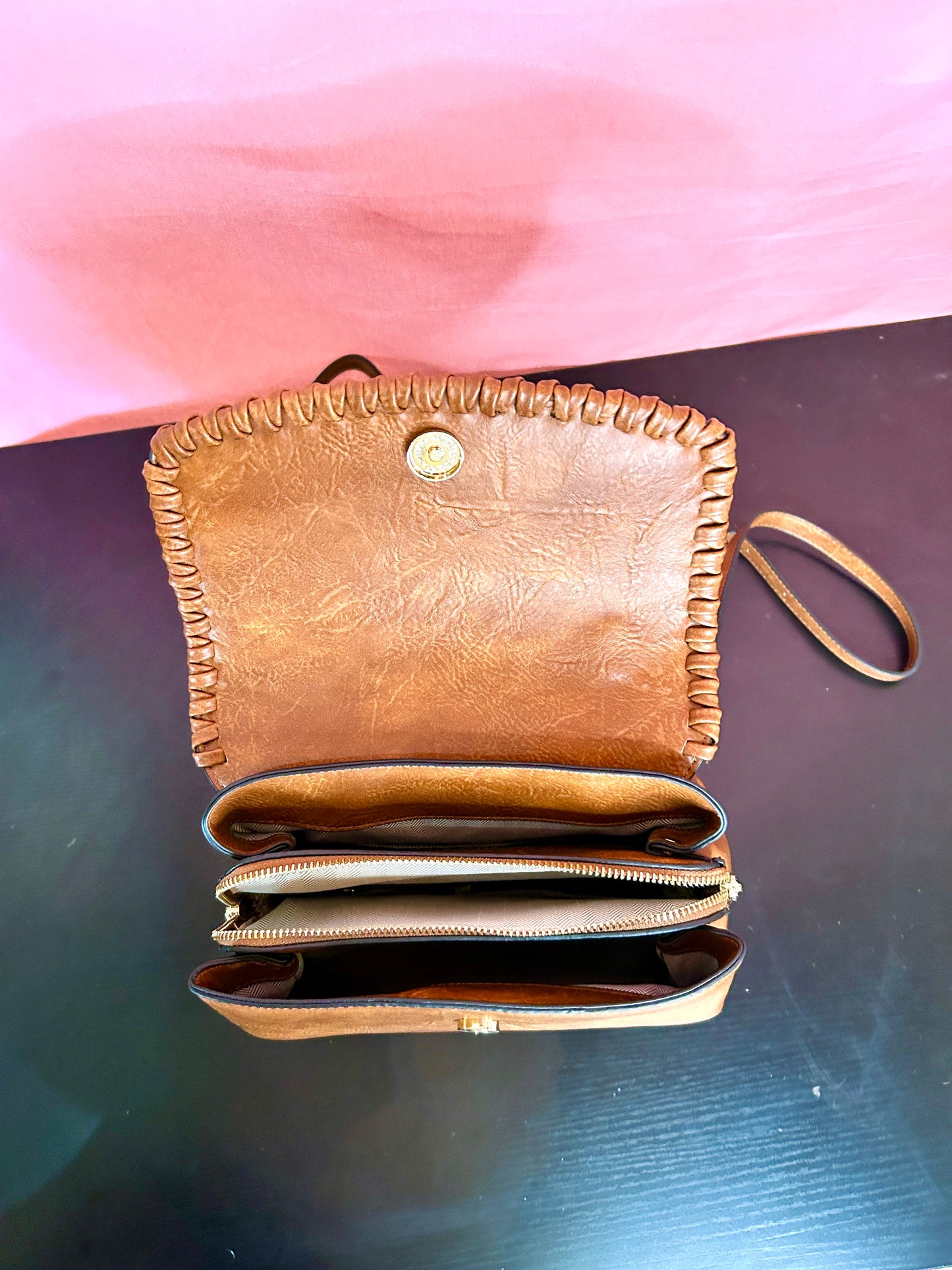 Leather Backpack Purse