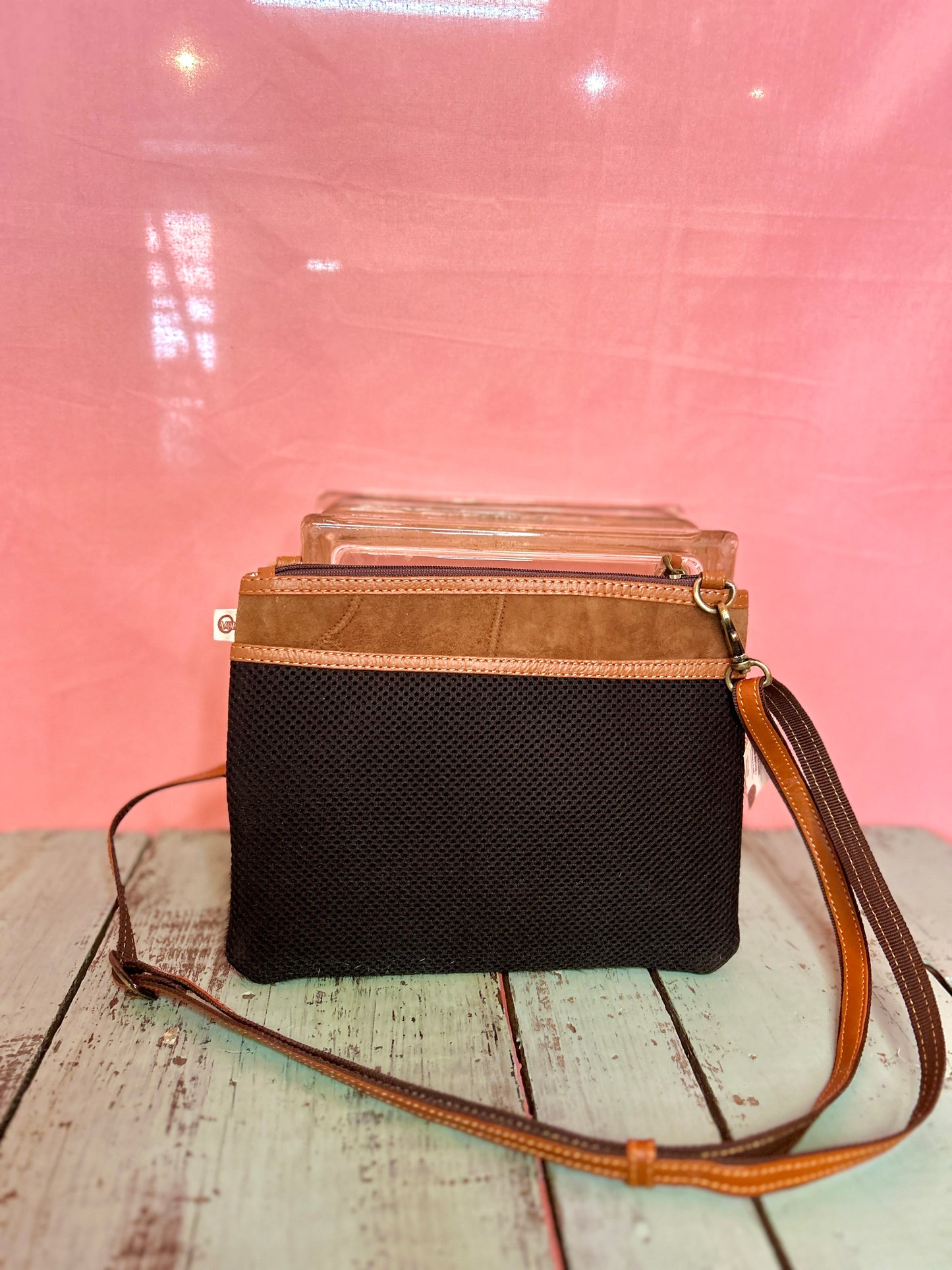 Gold and Black Hide Purse