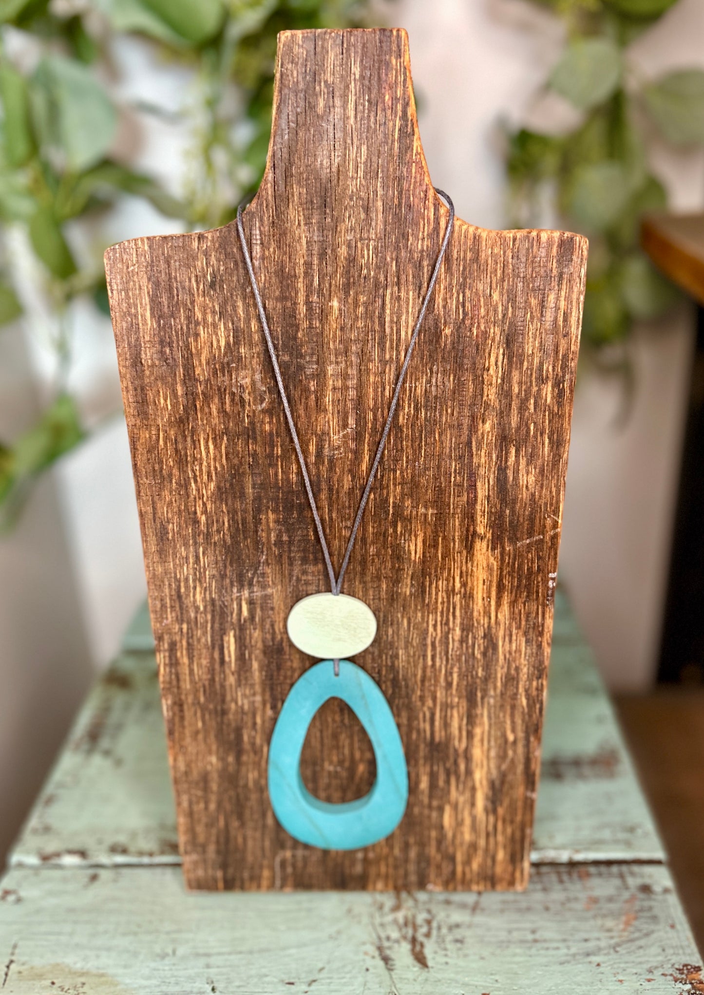 Alexzandria's Wooden Necklace