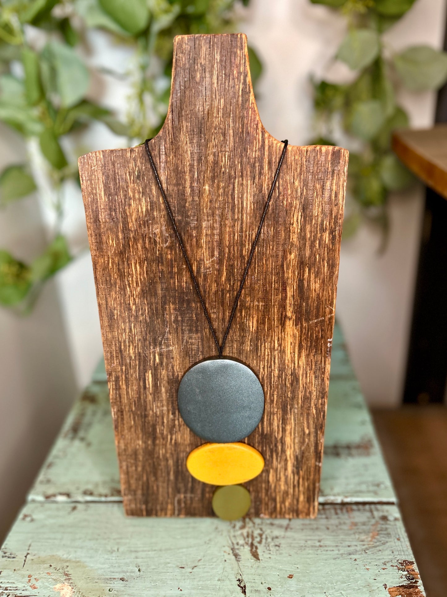 Chana's Wooden Necklace