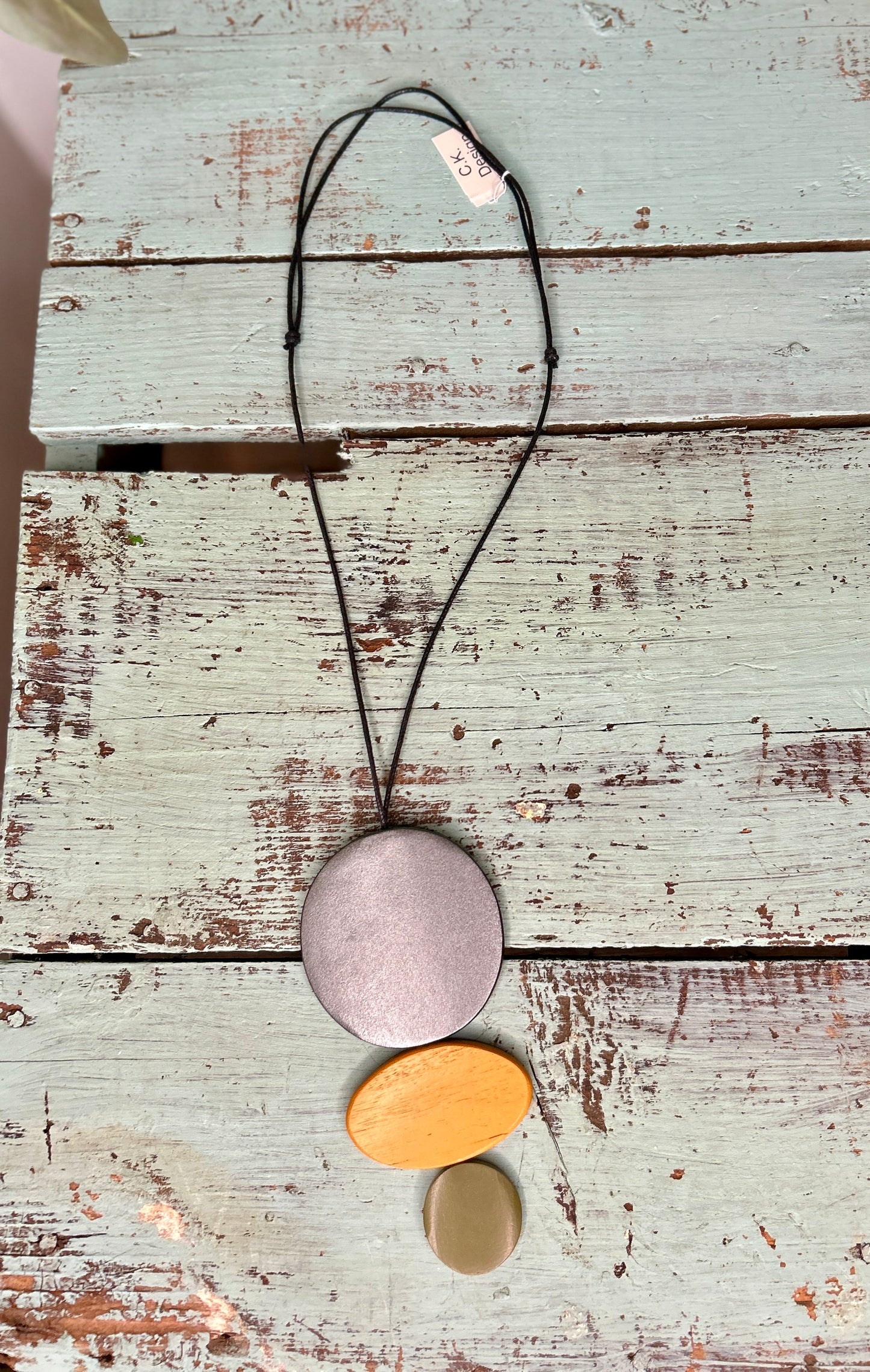 Chana's Wooden Necklace