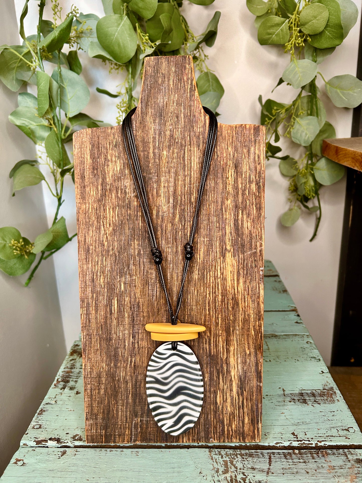 Dina's Zebra Necklace