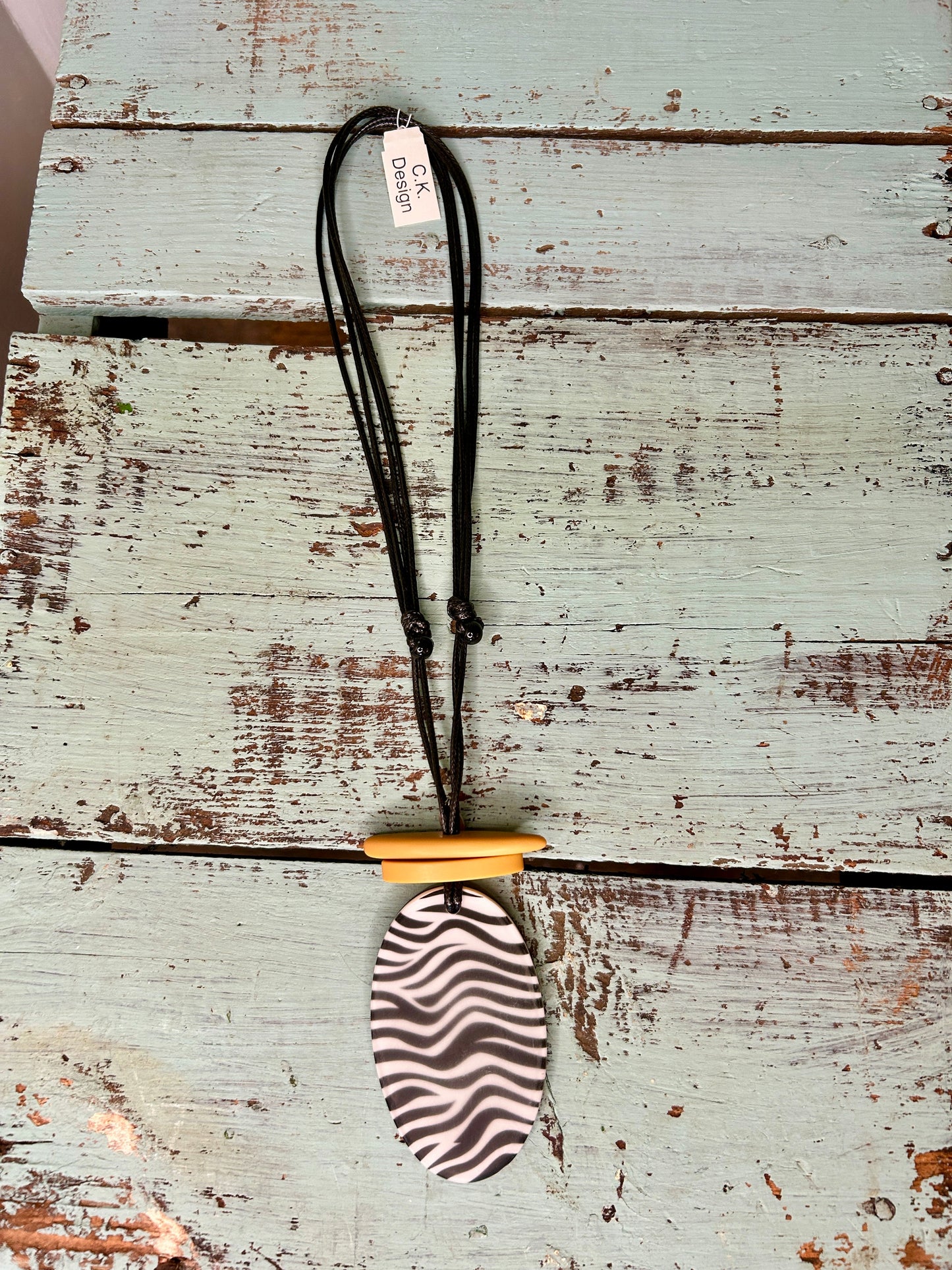 Dina's Zebra Necklace