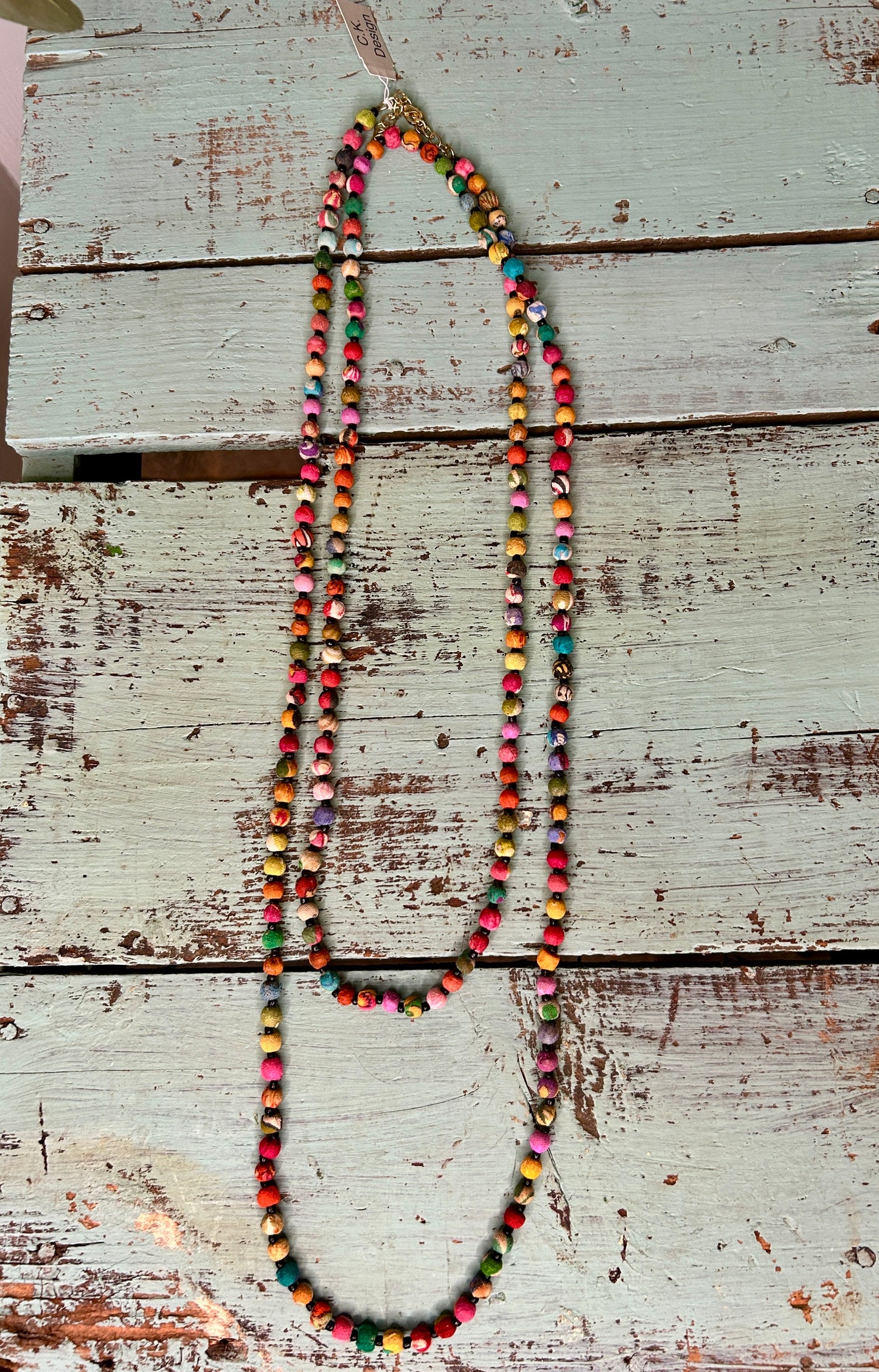 Megan's Long Beaded Necklace