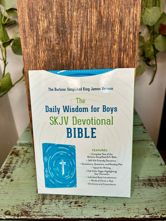 SKJV Devotional Bible For Boys