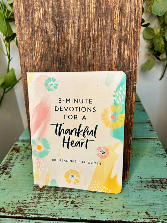 3-Minute Devotions for a Thankful Heart