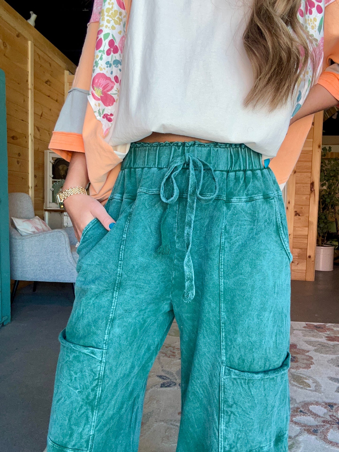 Midnight Green Pant