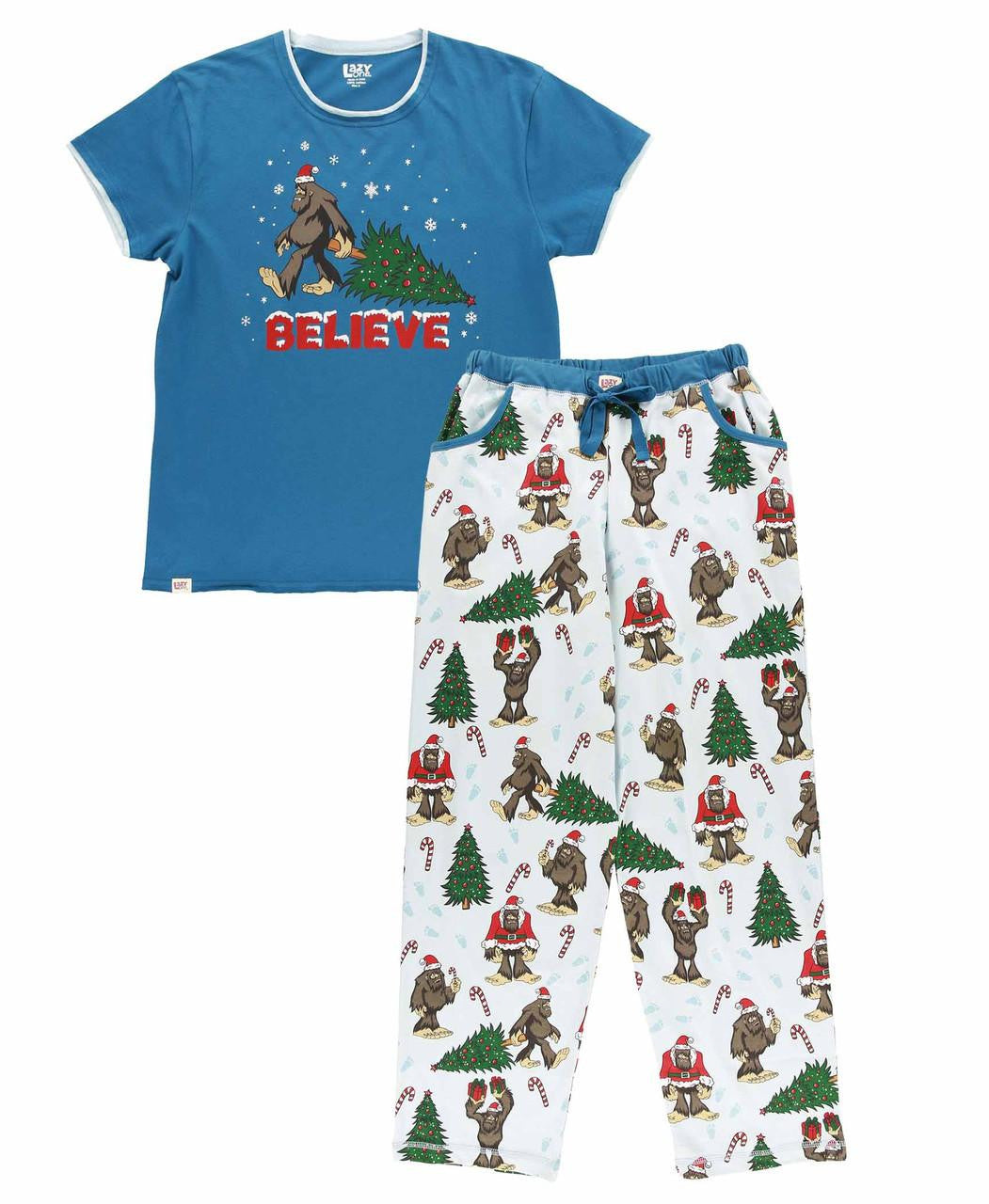 Bigfoot Christmas PJ Tee