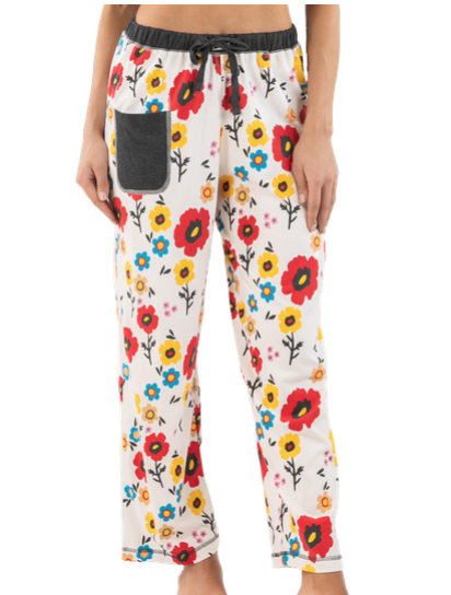 Rise and Shine Floral PJ Pants