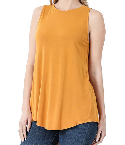 Leanna Mae Tank - Golden Mustard