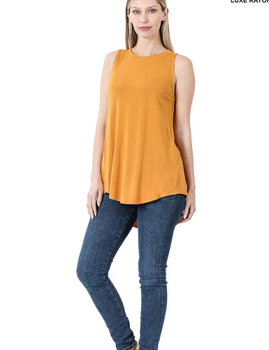 Leanna Mae Tank - Golden Mustard