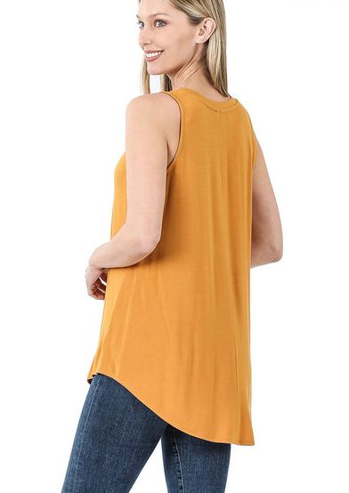 Leanna Mae Tank - Golden Mustard