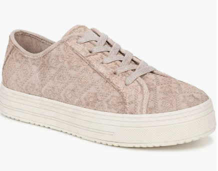 Blush Floral Platform Sneaker