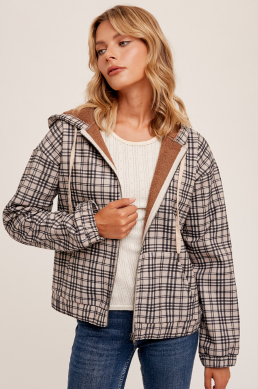 Crisp Morning Plaid Jacket