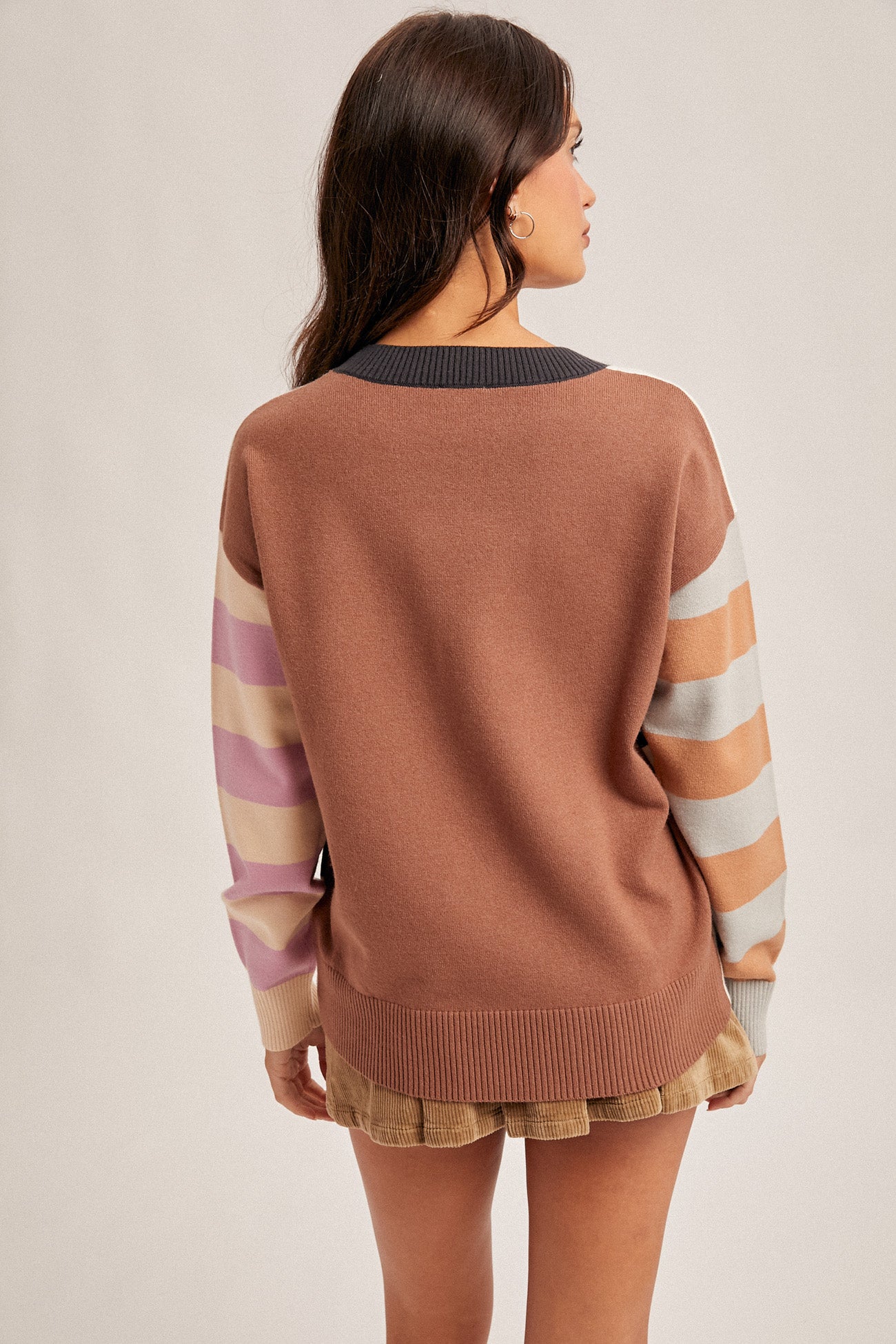 Multi-Color Stripe Sweater