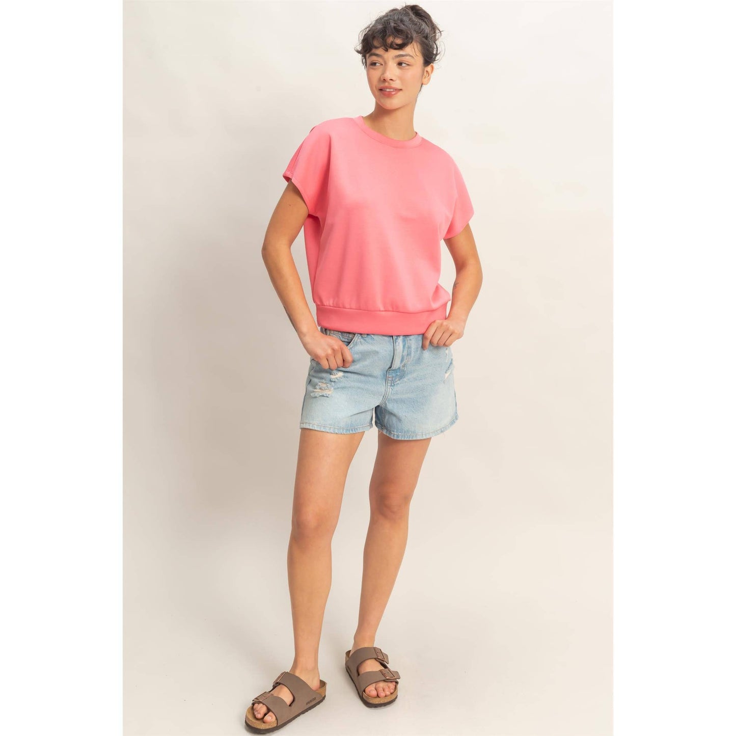 Tammy’s Short Sleeve Crewneck - Pink