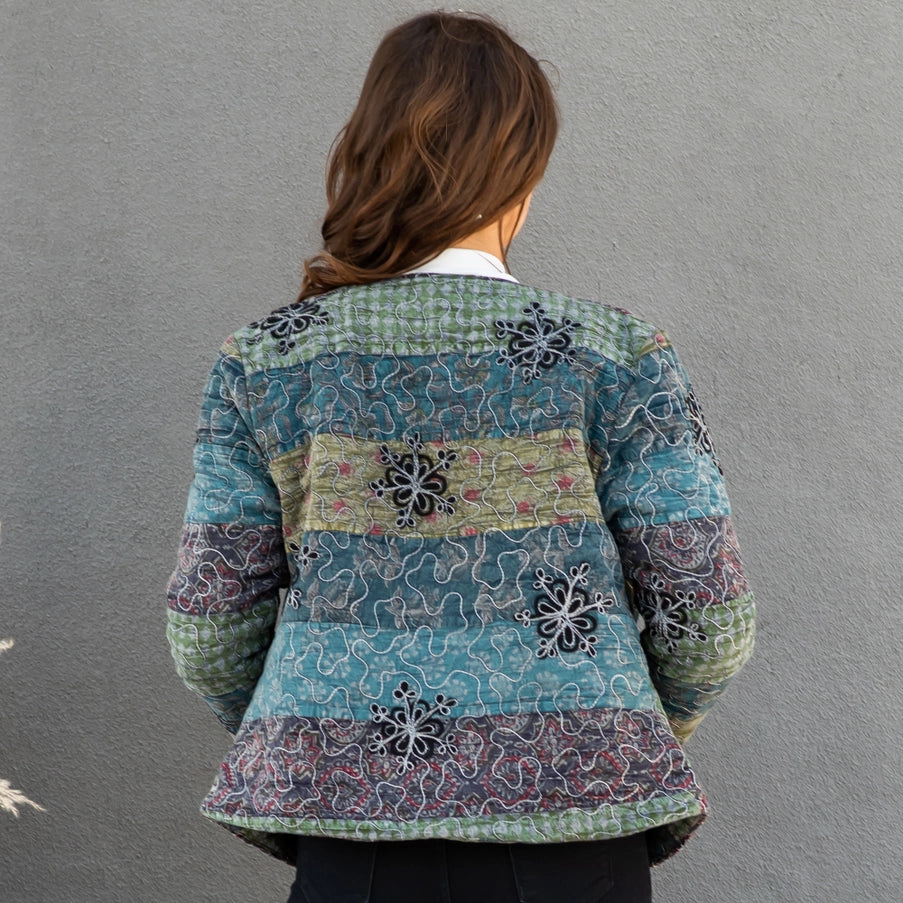 Embroidered Quilt Jacket