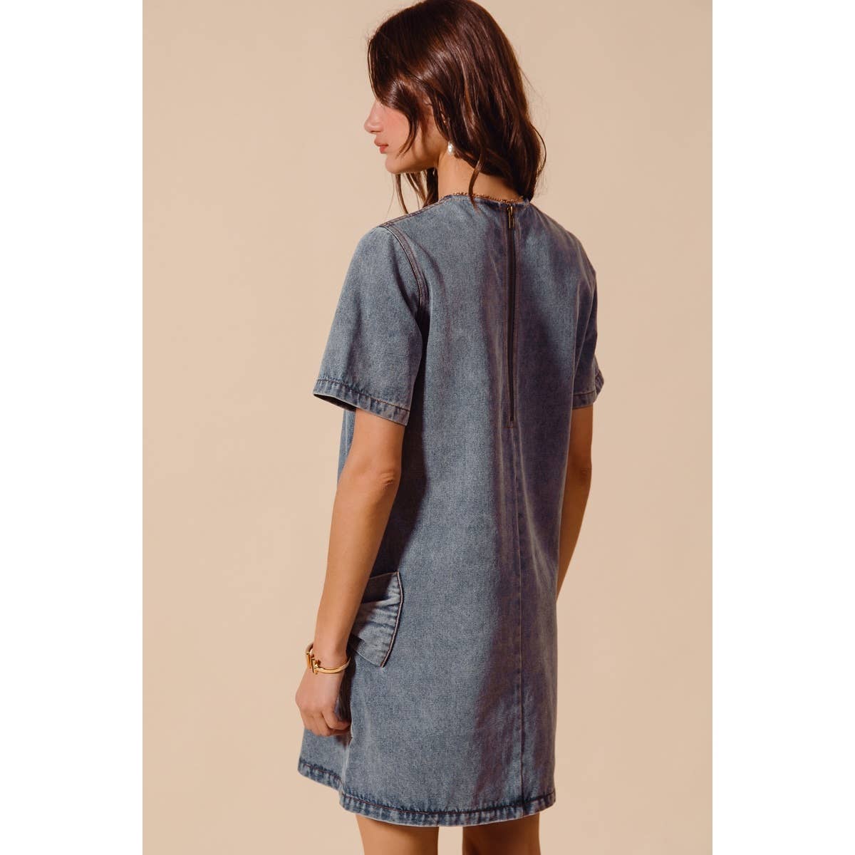 Playful Bow Tee Dress