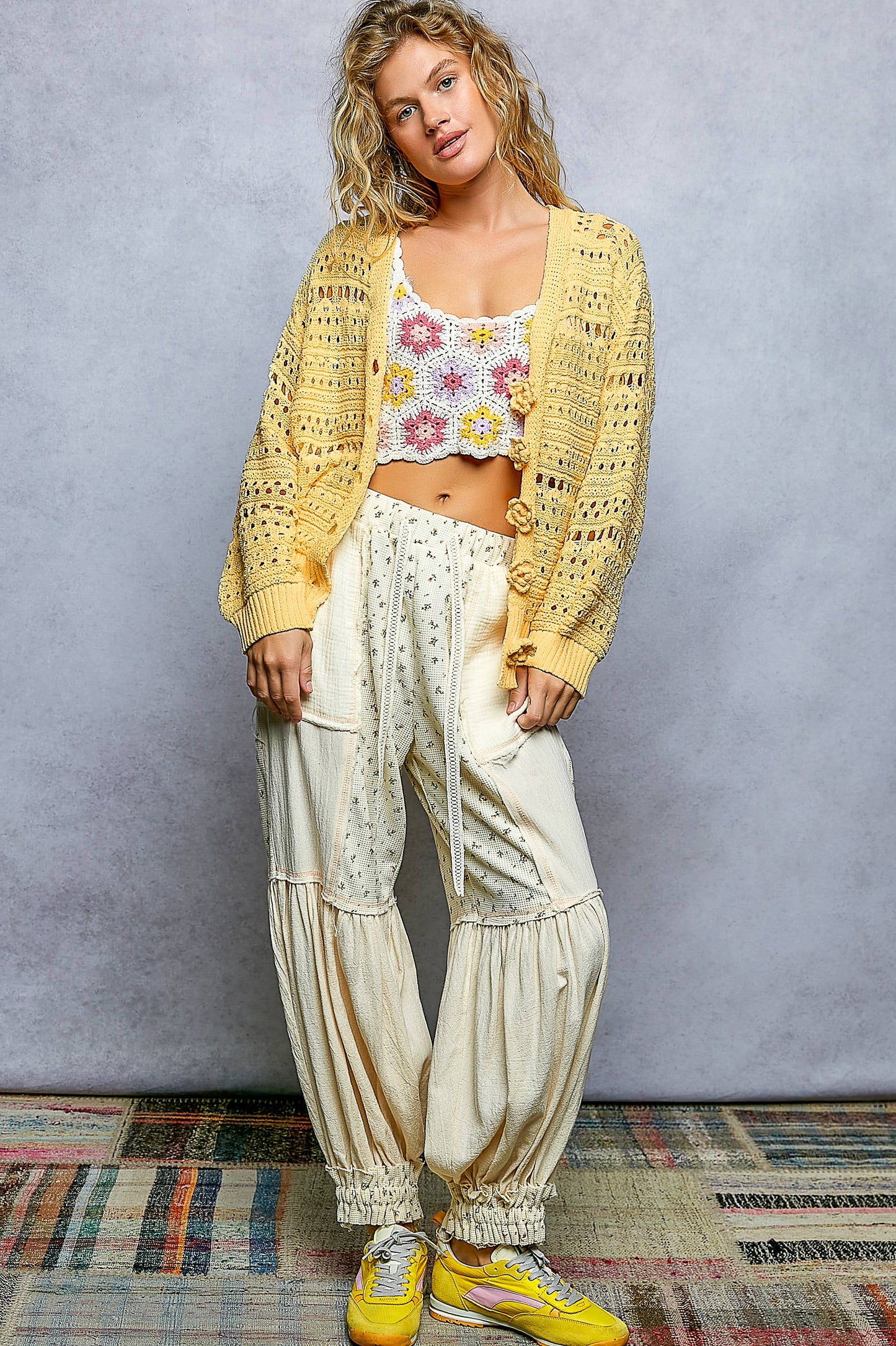 Bloom & Button Knit Cardigan