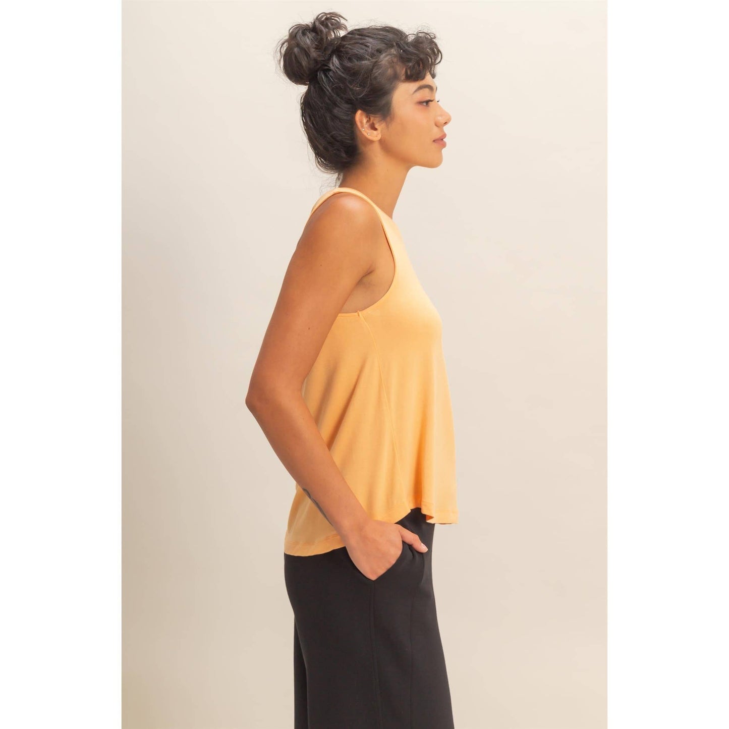 Simple Comfort Tank - Apricot