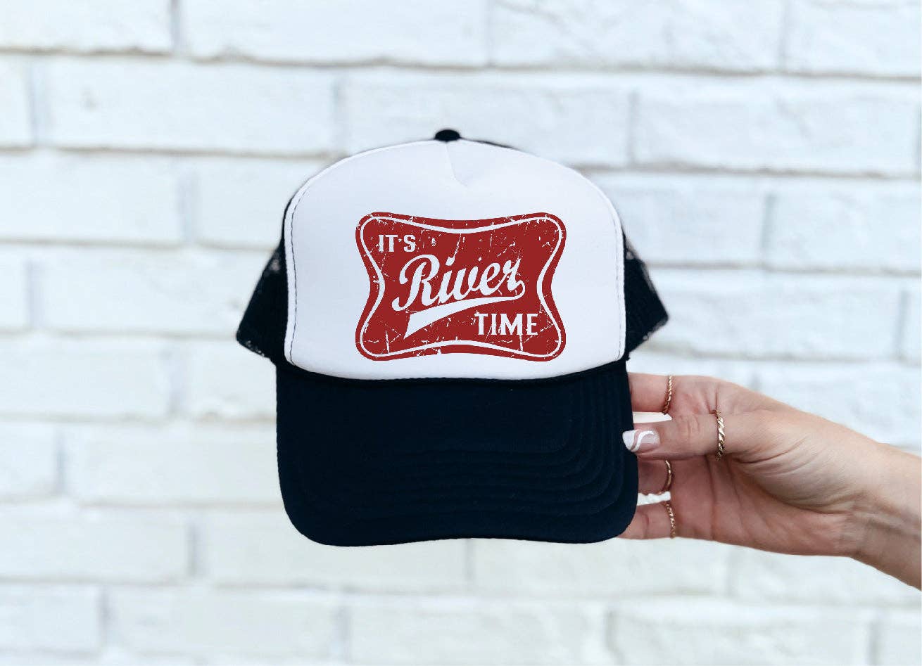 River Time Trucker Hat