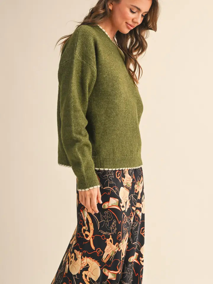 Winter Pine Sweater