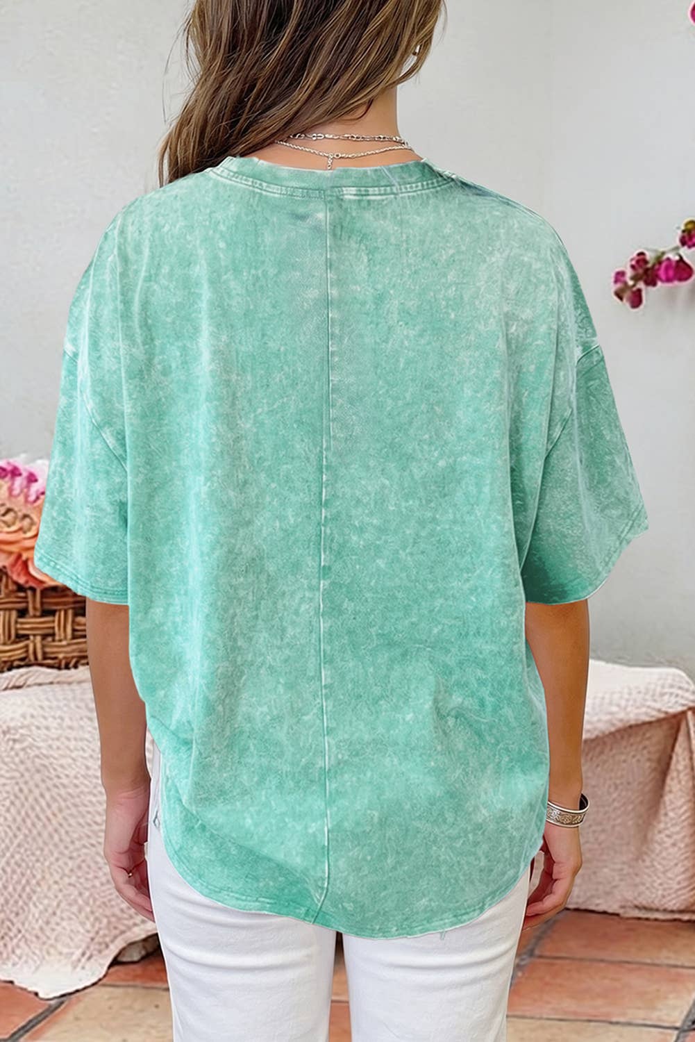 Mint Green Oversized Tee