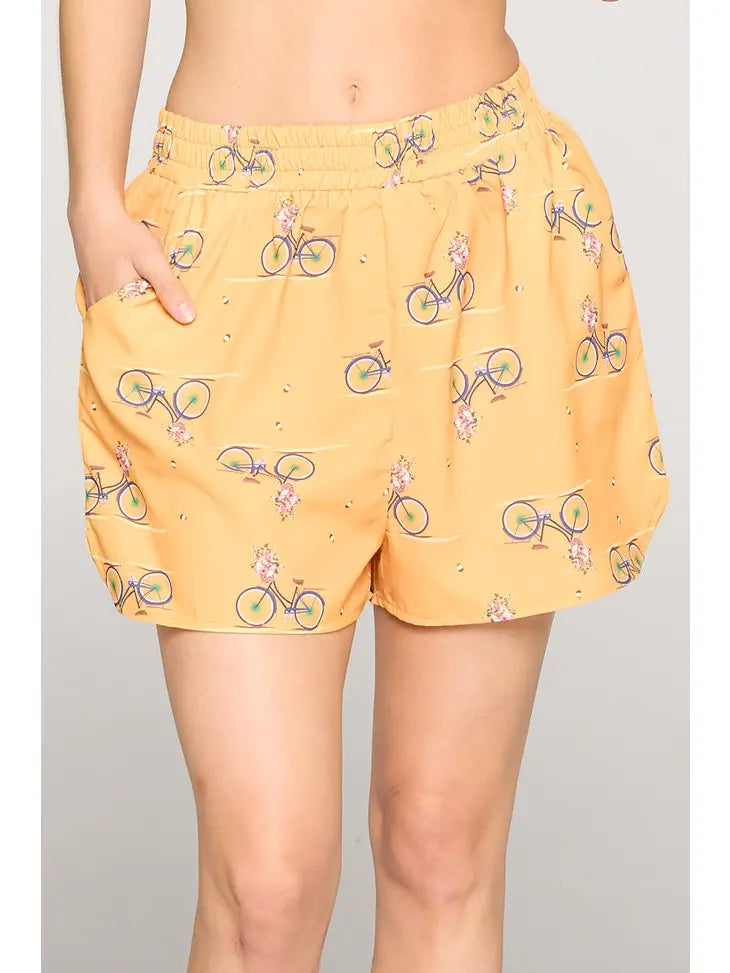 Mustard Bicycle Shorts