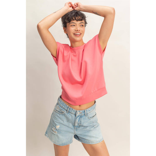 Tammy’s Short Sleeve Crewneck - Pink