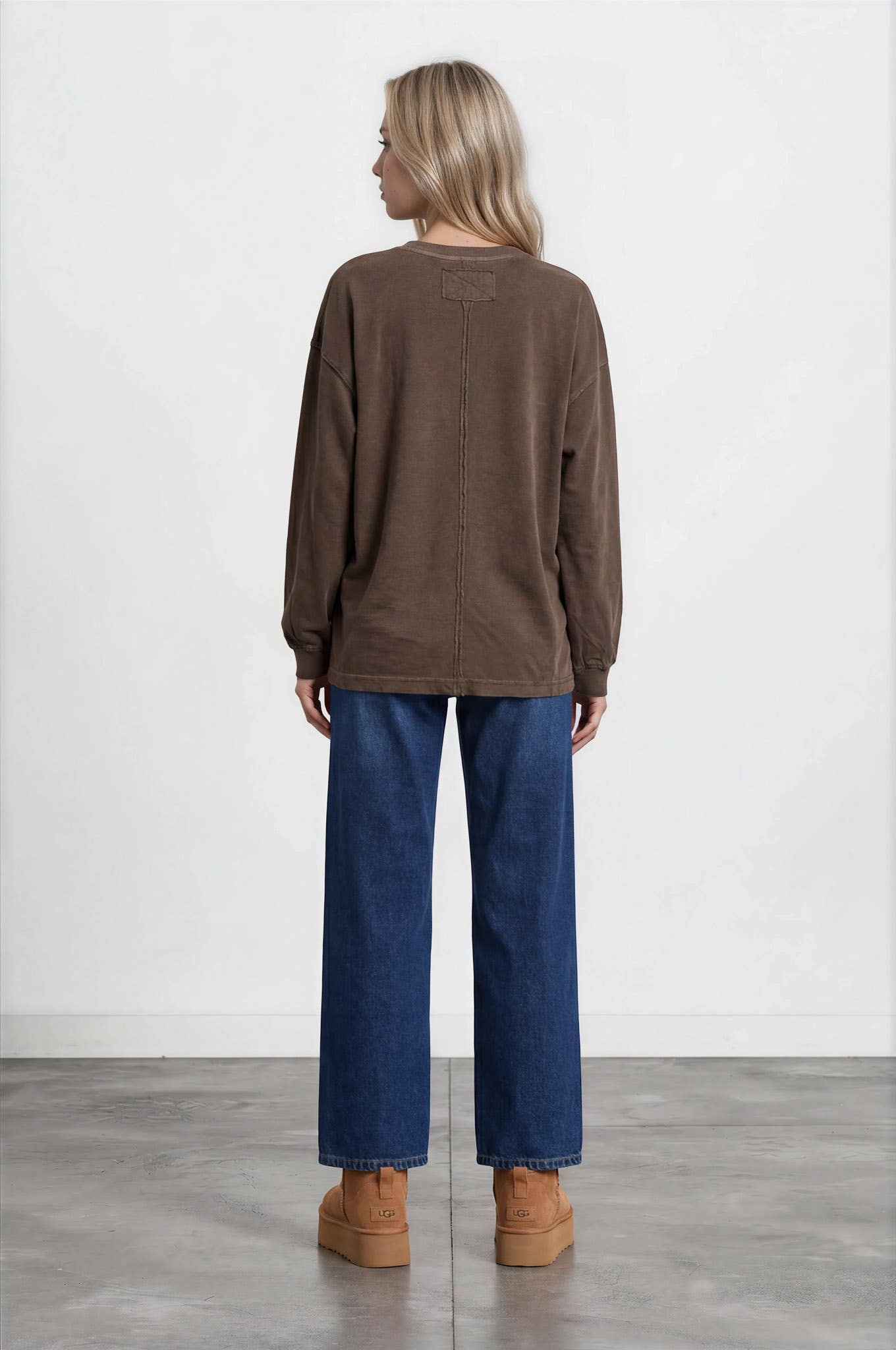 Soft Marbled Top - Chocolate