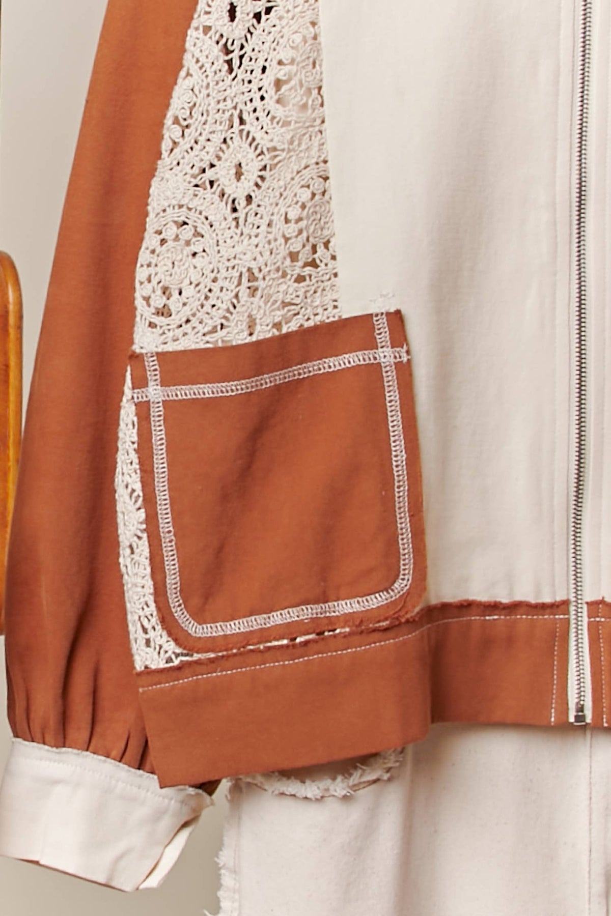 Clorblock Crochet Stitch Hoodie