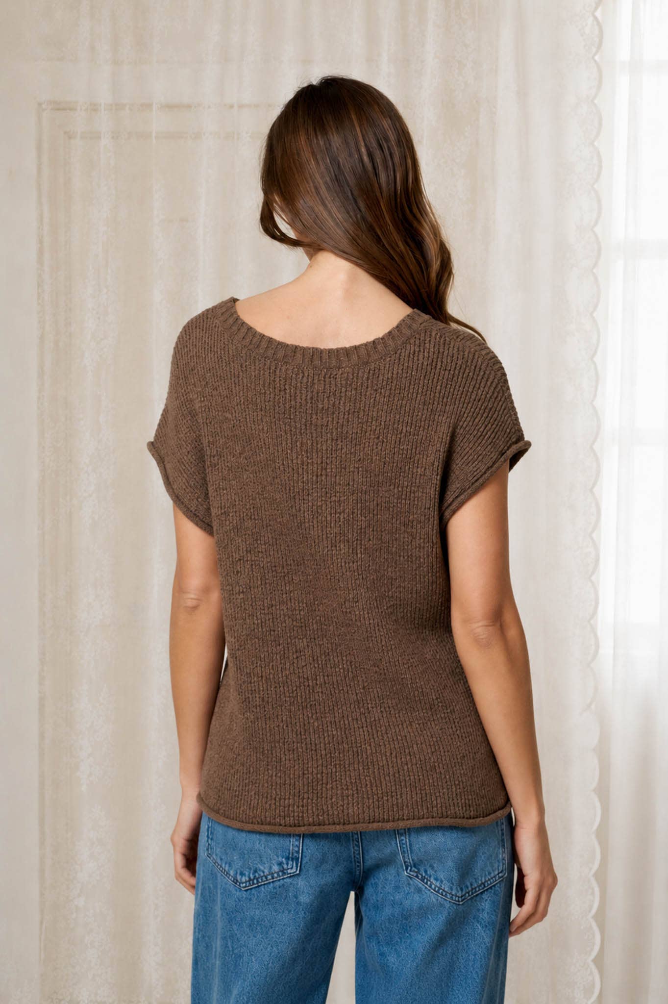 Effortless Knit Top - Mocha
