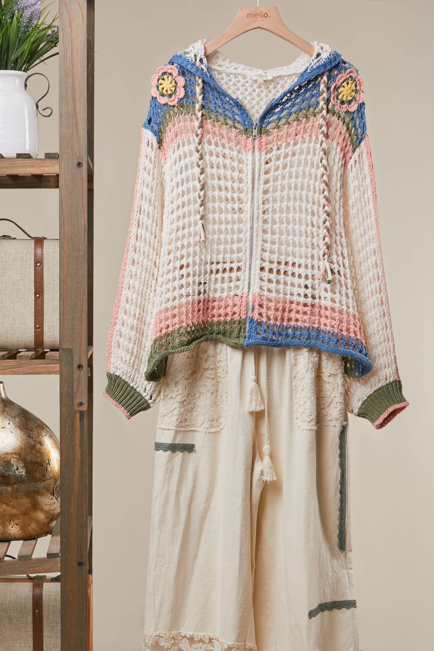 The Crochet Zip Hoodie