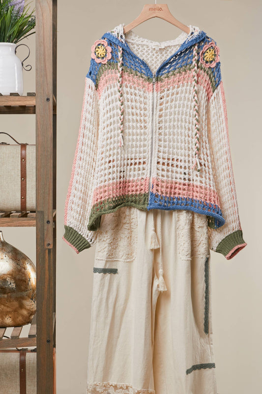 The Crochet Zip Hoodie