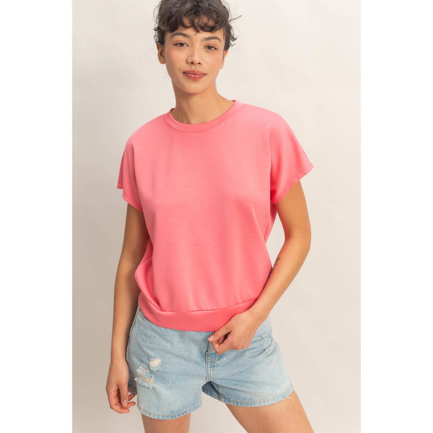 Tammy’s Short Sleeve Crewneck - Pink