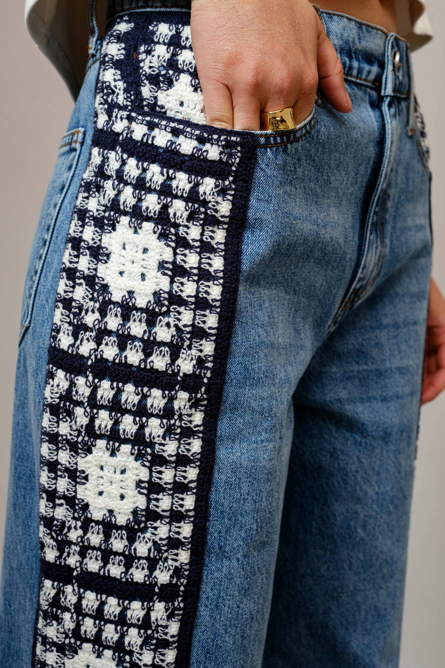 Side Crochet Denim