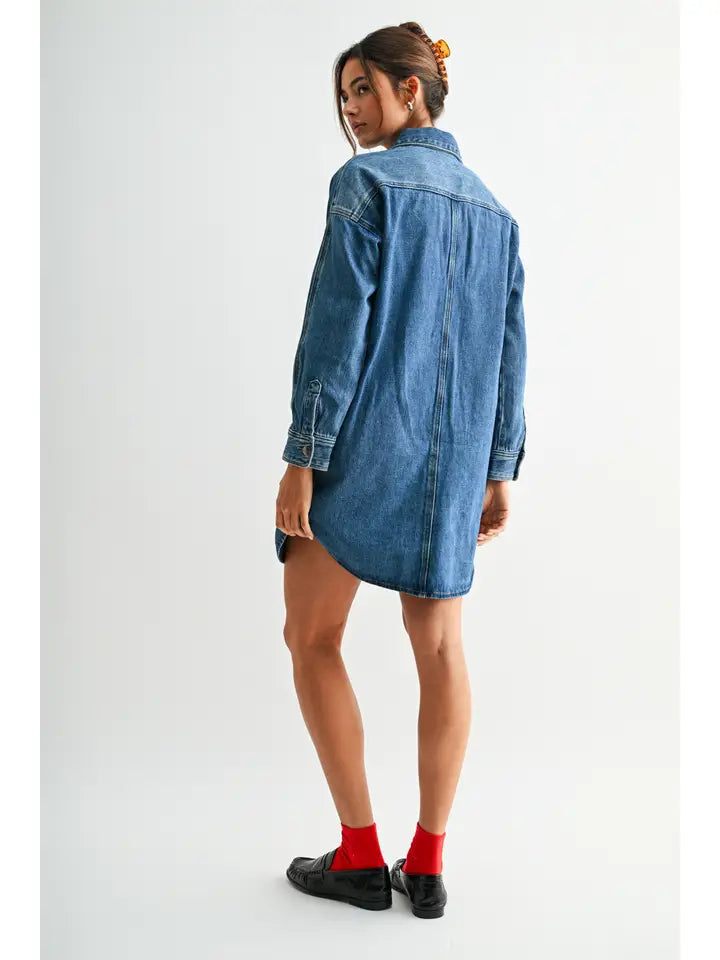 Main Street Denim Dress