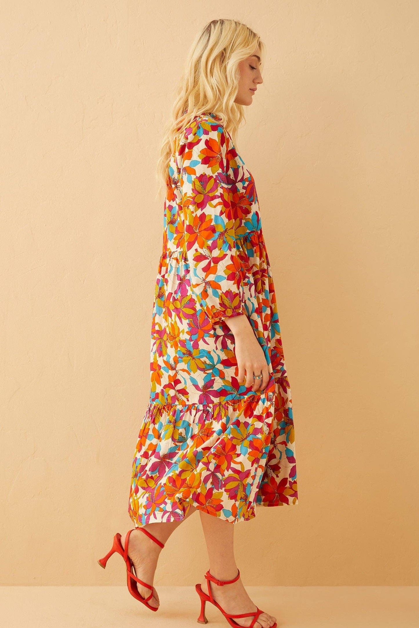 Multicolor Flow Dress