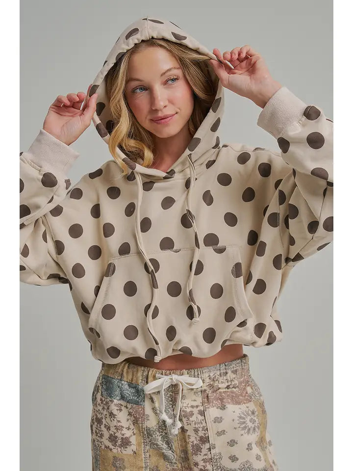 Vanilla Latte Dottie Hoodie
